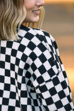 Load image into Gallery viewer, IN STOCK Black Checker Cardigan