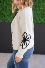 Load image into Gallery viewer, IN STOCK Black Floral Sweater Cardigan