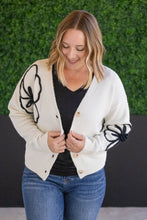 Load image into Gallery viewer, IN STOCK Black Floral Sweater Cardigan