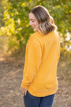 Load image into Gallery viewer, IN STOCK Vintage Wash Pullover - Mustard FINAL SALE