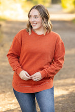 Load image into Gallery viewer, IN STOCK Vintage Wash Pullover - Rust FINAL SALE