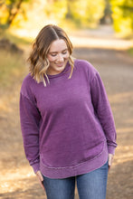 Load image into Gallery viewer, IN STOCK Vintage Wash Pullover - Purple FINAL SALE