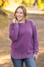 Load image into Gallery viewer, IN STOCK Vintage Wash Pullover - Purple FINAL SALE