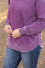 Load image into Gallery viewer, IN STOCK Vintage Wash Pullover - Purple FINAL SALE