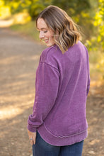 Load image into Gallery viewer, IN STOCK Vintage Wash Pullover - Purple FINAL SALE