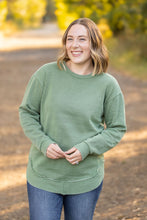 Load image into Gallery viewer, IN STOCK Vintage Wash Pullover - Sage FINAL SALE