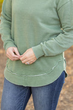 Load image into Gallery viewer, IN STOCK Vintage Wash Pullover - Sage FINAL SALE