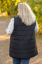 Load image into Gallery viewer, IN STOCK Harlow Long Vest - Black