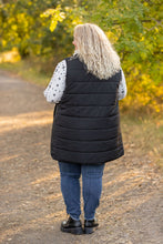 Load image into Gallery viewer, IN STOCK Harlow Long Vest - Black