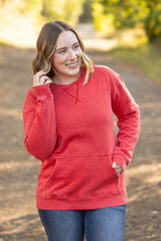 Load image into Gallery viewer, IN STOCK Vintage Wash Pocket Pullover - Red