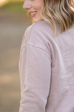 Load image into Gallery viewer, IN STOCK Vintage Wash Pocket Pullover - Blush Pebble