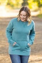 Load image into Gallery viewer, IN STOCK Vintage Wash Pocket Pullover - Teal