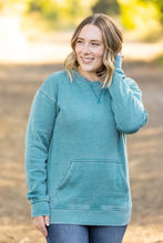 Load image into Gallery viewer, IN STOCK Vintage Wash Pocket Pullover - Teal