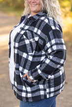 Load image into Gallery viewer, IN STOCK Norah Plaid Shacket - Classic Black and White | Women&#39;s Shacket