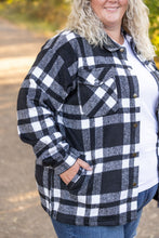 Load image into Gallery viewer, IN STOCK Norah Plaid Shacket - Classic Black and White | Women&#39;s Shacket