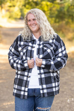 Load image into Gallery viewer, IN STOCK Norah Plaid Shacket - Classic Black and White | Women&#39;s Shacket