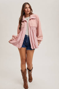 Oh Baby Fleece Babydoll Jacket