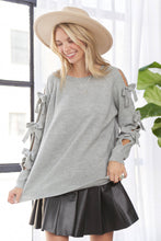 Load image into Gallery viewer, Macie Bow Sleeve Sweater