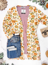 Load image into Gallery viewer, IN STOCK Classic Cardigan - Fall Boho Floral FINAL SALE