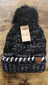 CC Chunky Knit Pom Beanie