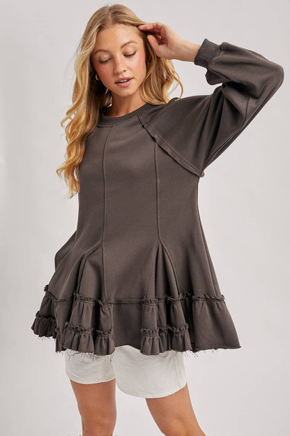 Frenchie Ruffle Top