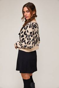 Leopard Ribbon Cardigan