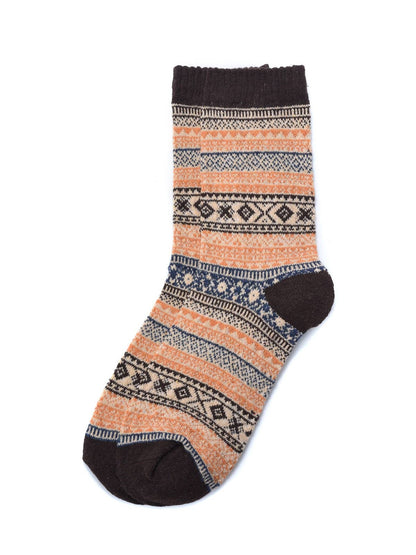Jewel Tone Bohemian Wool Blend Socks
