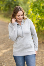 Load image into Gallery viewer, IN STOCK Scuba HalfZip Hoodie - Light Grey