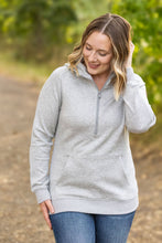 Load image into Gallery viewer, IN STOCK Scuba HalfZip Hoodie - Light Grey