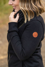 Load image into Gallery viewer, IN STOCK Quinn ZipUp Cowl - Black | Women&#39;s Hoodie