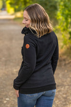 Load image into Gallery viewer, IN STOCK Quinn ZipUp Cowl - Black | Women&#39;s Hoodie