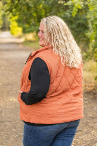 IN STOCK Corduroy Vest - Pumpkin FINAL SALE