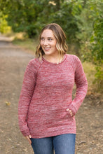 Load image into Gallery viewer, Hannah Pocket Pullover-Red