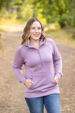 Load image into Gallery viewer, IN STOCK Scuba HalfZip Hoodie - Lavender