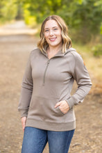 Load image into Gallery viewer, IN STOCK Scuba HalfZip Hoodie - Mocha