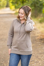 Load image into Gallery viewer, IN STOCK Scuba HalfZip Hoodie - Mocha