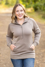 Load image into Gallery viewer, IN STOCK Scuba HalfZip Hoodie - Mocha