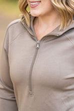 Load image into Gallery viewer, IN STOCK Scuba HalfZip Hoodie - Mocha