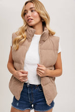 Load image into Gallery viewer, Hana Corded Puffer Vest