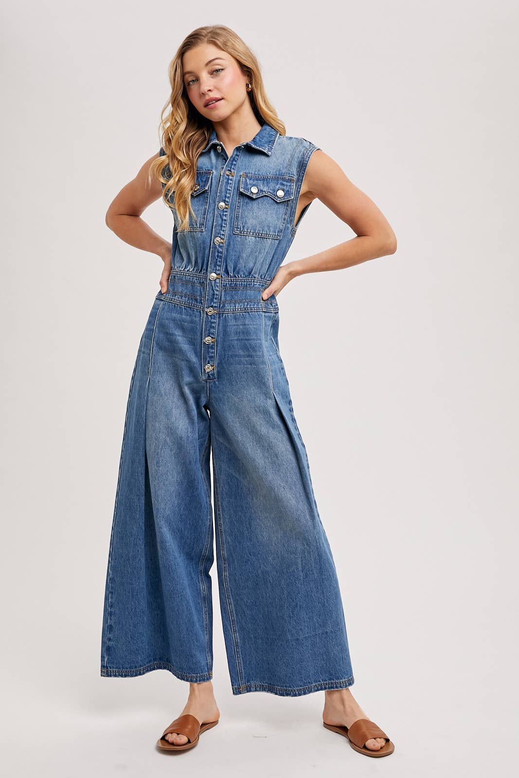 Not Your Basic Denim Jumpsuit