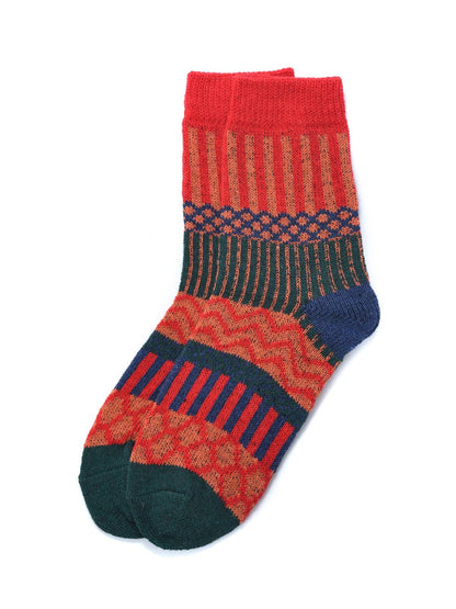 Bohemian Wool-Blend Socks