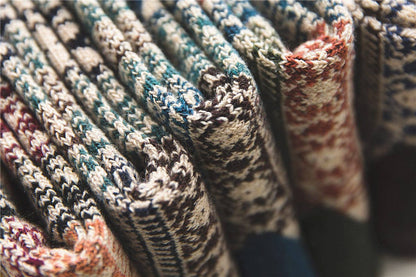 Jewel Tone Bohemian Wool Blend Socks