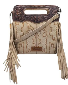 Wrangler Boot Stitch Fringe Tote