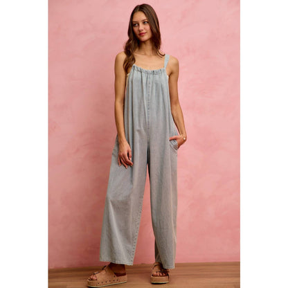 Tied & True Denim Romper