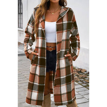 Load image into Gallery viewer, Emmy Flannel Plaid Long Jacket