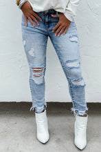 Load image into Gallery viewer, Billie Distressed Skinny Jeans