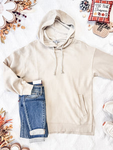 IN STOCK Vintage Wash Hoodie - Beige