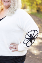 Load image into Gallery viewer, IN STOCK Black Floral Sweater Cardigan