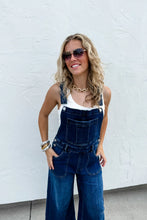 Load image into Gallery viewer, Scout Wide Leg Cropped Denim Overalls