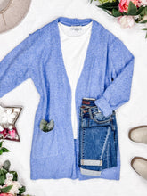 Load image into Gallery viewer, IN STOCK Madison Cozy Cardigan - Blue